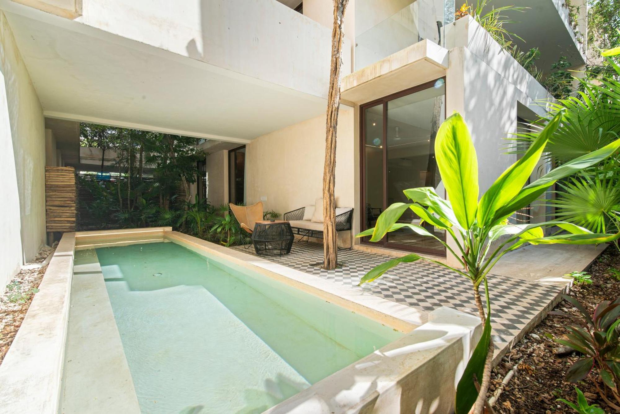 102-104 Amazing Private Pool And Fully Equipped Apartment Tulum Eksteriør bilde